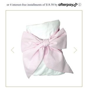 Baby Girl Bow swaddle